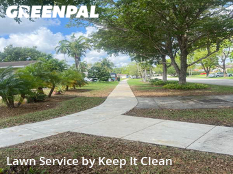 Yard Cuttingin Kendall,33176,Lawn Mowing by Keep It Clean, work completed in Dec , 2025