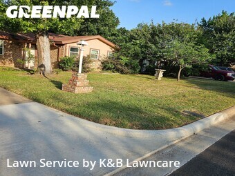 Grass Cutin Hurst,76053,Lawn Cutting by K&B Lawncare, work completed in Jul , 2026