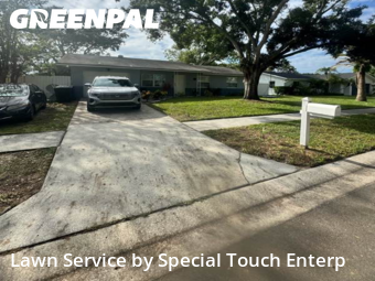 Yard Cuttingin Dunedin,34698,Grass Cut by Special Touch Enterp, work completed in Feb , 2026