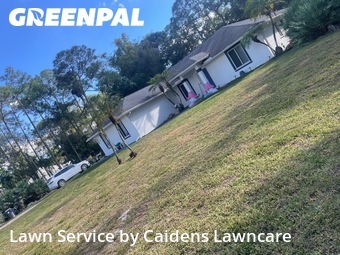 Lawn mowed in West Palm Beach, 33412