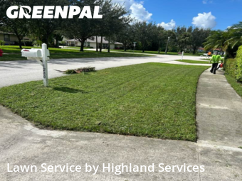 Lawn Cutting in Wellington, 33414, Landscaping Maintenance by Highland Services, work completed in Nov , 2025