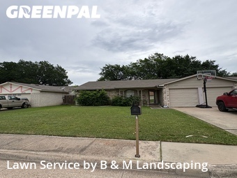 Grass Cuttingin Grand Prairie,75051,Yard Cutting by B & M Landscaping, work completed in Jun , 2026
