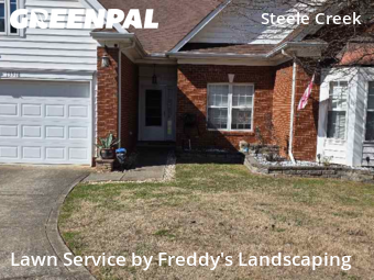 Lawn mowed in Charlotte, 28278