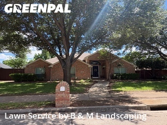 Lawn Mowing Servicein Flower Mound,75028,Lawn Cutting by B & M Landscaping, work completed in Jun , 2026