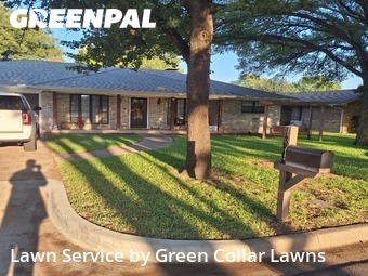 Lawn Cutin Mansfield,76063,Lawn Mowing by Green Collar Lawns, work completed in Nov , 2025