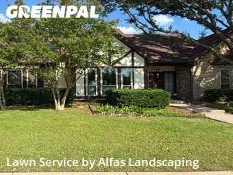 Yard Mowingin Richardson,75081,Lawn Care Service by Alfas Landscaping, work completed in Jun , 2026