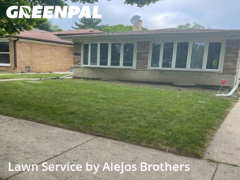 Lawn Cutin Skokie,60076,Lawn Cutting by Alejos Brothers, work completed in Jan , 2026