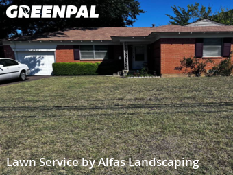 Grass Cutin Irving,75061,Yard Cutting by Alfas Landscaping, work completed in Dec , 2025