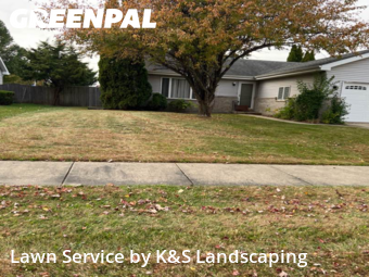 Yard Cutting in Crest Hill, 60403, Yard Cutting by K&S Landscaping, work completed in Nov , 2025