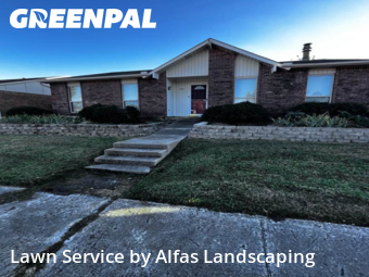 Lawn Mowing Servicein The Colony,75056,Yard Mowing by Alfas Landscaping, work completed in Jan , 2026