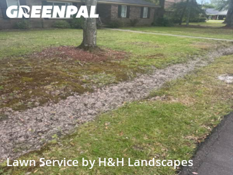Yard Cutting in Pooler, 31322, Yard Grooming by H&H Landscapes, work completed in Nov , 2025