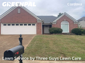 Lawn Maintenance in Cordova, 38016, Lawn Work by Three Guys Lawn Care, work completed in Dec , 2025