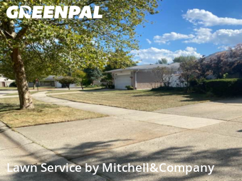 Yard Cutting in Troy, 48083, Grass Cutting by Mitchell&Company, work completed in Nov , 2025