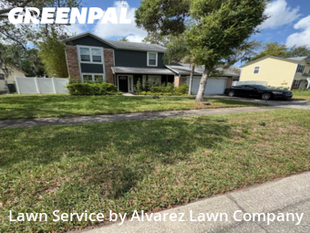Yard Mowingin Pine Hills,32818,Lawn Service by Alvarez Lawn Company, work completed in Dec , 2025