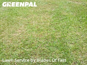Completed mowing work