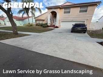 Modern Landscaping In Miramar,33027,Landscaping Renovation by Grasso Landscaping , work completed in Apr , 2026