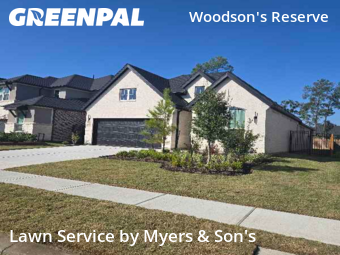 Lawn Cutin Spring,77386,Yard Mowing by Myers & Son's, work completed in Dec , 2025