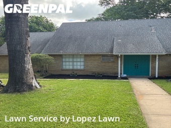Yard Mowingin Grapevine,76051,Grass Cut by Lopez Lawn, work completed in Jun , 2026