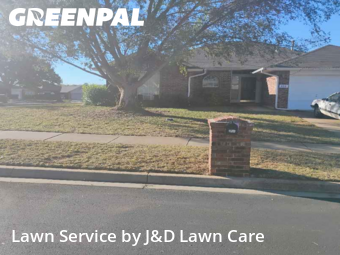 Yard Cuttingin Norman,73071,Lawn Service by J&D Lawn Care , work completed in Dec , 2025