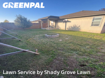 Yard Management in Hutto, 78634, Lawn Mowing by Shady Grove Lawn, work completed in Dec , 2025