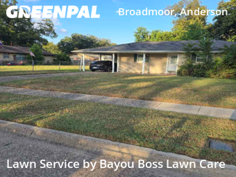 Modern Landscaping In Shreveport,71104,Landscaping Maintenance by Bayou Boss Lawn Care, work completed in Oct , 2025