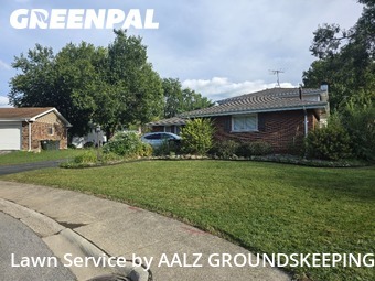 Backyard Mowing in Lansing, 60438, Grass Care by AALZ GROUNDSKEEPING, work completed in Nov , 2025