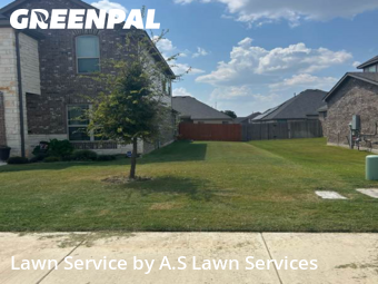 Yard Mowingin Cibolo,78108,Yard Cutting by A.S Lawn Services, work completed in Nov , 2025