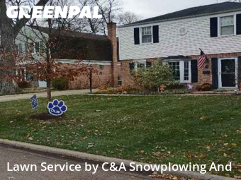 Lawn Cuttingin Arlington Heights,60005,Lawn Cut by C&A Snowplowing And , work completed in Dec , 2025