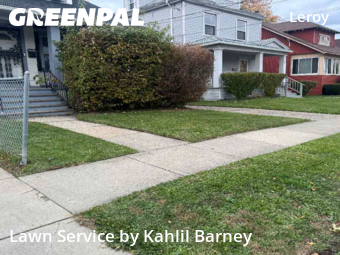 Landscaping In Buffalo,14215,Landscaping by Kahlil Barney, work completed in Nov , 2025