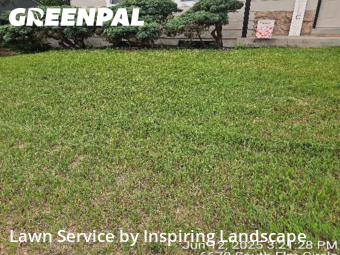 Lawn Mowin Centennial,80121,Lawn Cutting by Inspiring Landscape, work completed in Nov , 2025