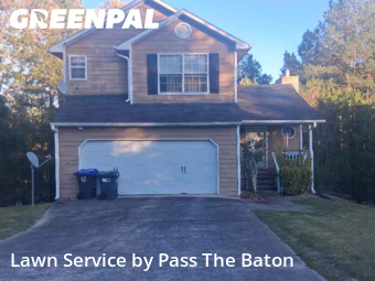 Front Yard Mowing in Sugar Hill, 30518, Front Yard Mowing by Pass The Baton, work completed in Nov , 2025