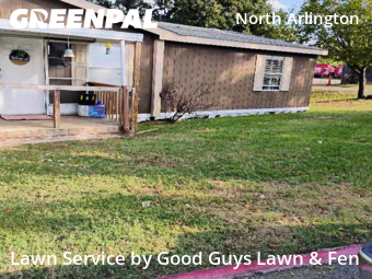 Lawn Services in Arlington, 76006, Backyard Mowing by Good Guys Lawn & Fen, work completed in Nov , 2025