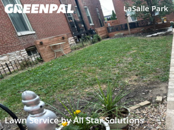 Front Yard Mowing in St. Louis, 63104, Garden Trimming by All Star Solutions, work completed in Nov , 2025