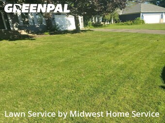 Completed mowing work