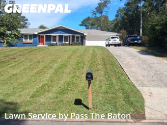 Lawn Cuttingin Alpharetta,30009,Yard Cutting by Pass The Baton, work completed in Oct , 2025