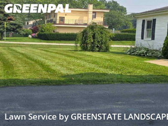 Lawn Care in Roselle, 60172, Weekly Mowing by GREENSTATE LANDSCAPE, work completed in Nov , 2025