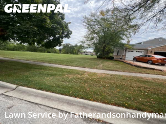 Lawn Care Servicein Palatine,60067,Lawn Mowing by Fatherandsonhandyman, work completed in Dec , 2025
