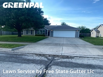 Lawn Cutin Lawrence,66047,Lawn Cut by Free State Gutter Llc, work completed in Jun , 2026