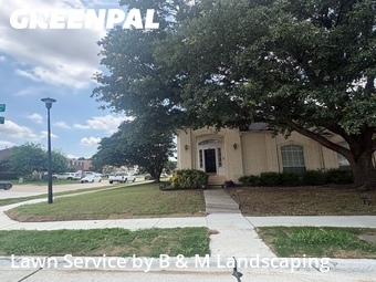 Yard Mowingin Lewisville,75077,Lawn Mowing Service by B & M Landscaping, work completed in Jun , 2026