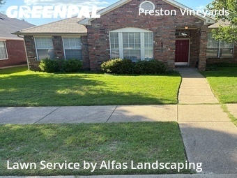 Yard Mowingin Frisco,75035,Lawn Service by Alfas Landscaping, work completed in Jun , 2026
