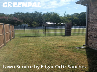 Lawn Servicein Wylie,75098,Lawn Maintenance by Edgar Ortiz Sanchez, work completed in Dec , 2025