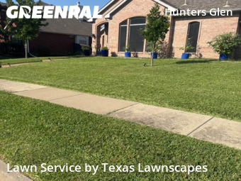 Grass Cutin Plano,75025,Yard Cutting by Texas Lawnscapes, work completed in Oct , 2025
