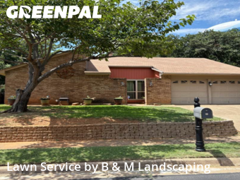 Grass Cutin Bedford,76021,Lawn Care Service by B & M Landscaping, work completed in Nov , 2025