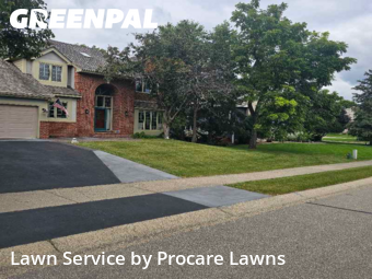 Backyard Mowing in Eden Prairie, 55347, Mowing Services by Procare Lawns, work completed in Nov , 2025