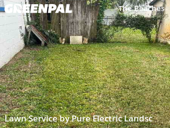 Lawn Mowingin Jacksonville Beach,32250,Lawn Care by Pure Electric Landsc, work completed in Dec , 2025