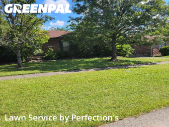 Lawn Mowing in Jeffersontown, 40299, Yard Maintenance by Perfection's, work completed in Dec , 2025