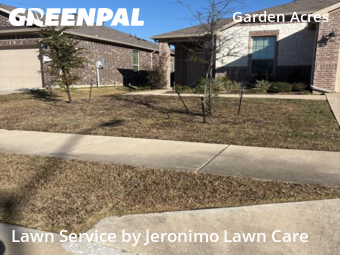 Yard Mowingin Fort Worth,76140,Grass Cut by Jeronimo Lawn Care , work completed in Dec , 2025