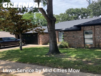 Lawn Mowing Servicein Bedford,76021,Yard Mowing by Mid Cities Mow, work completed in Nov , 2025