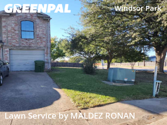 Lawn Carein Garland,75043,Lawn Mowing by MALDEZ RONAN, work completed in Nov , 2025