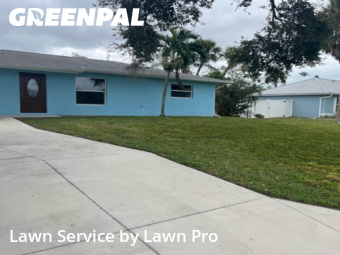 Yard Care Services in Venice, 34293, Front Yard Mowing by Lawn Pro, work completed in Nov , 2025